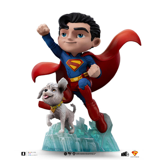 Superman and Krypto Statue - Superman - MiniCo - Iron Studios