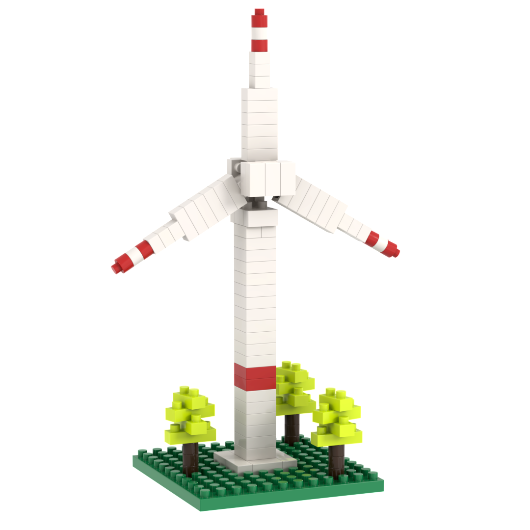 BRIXIES Postcard Windmill