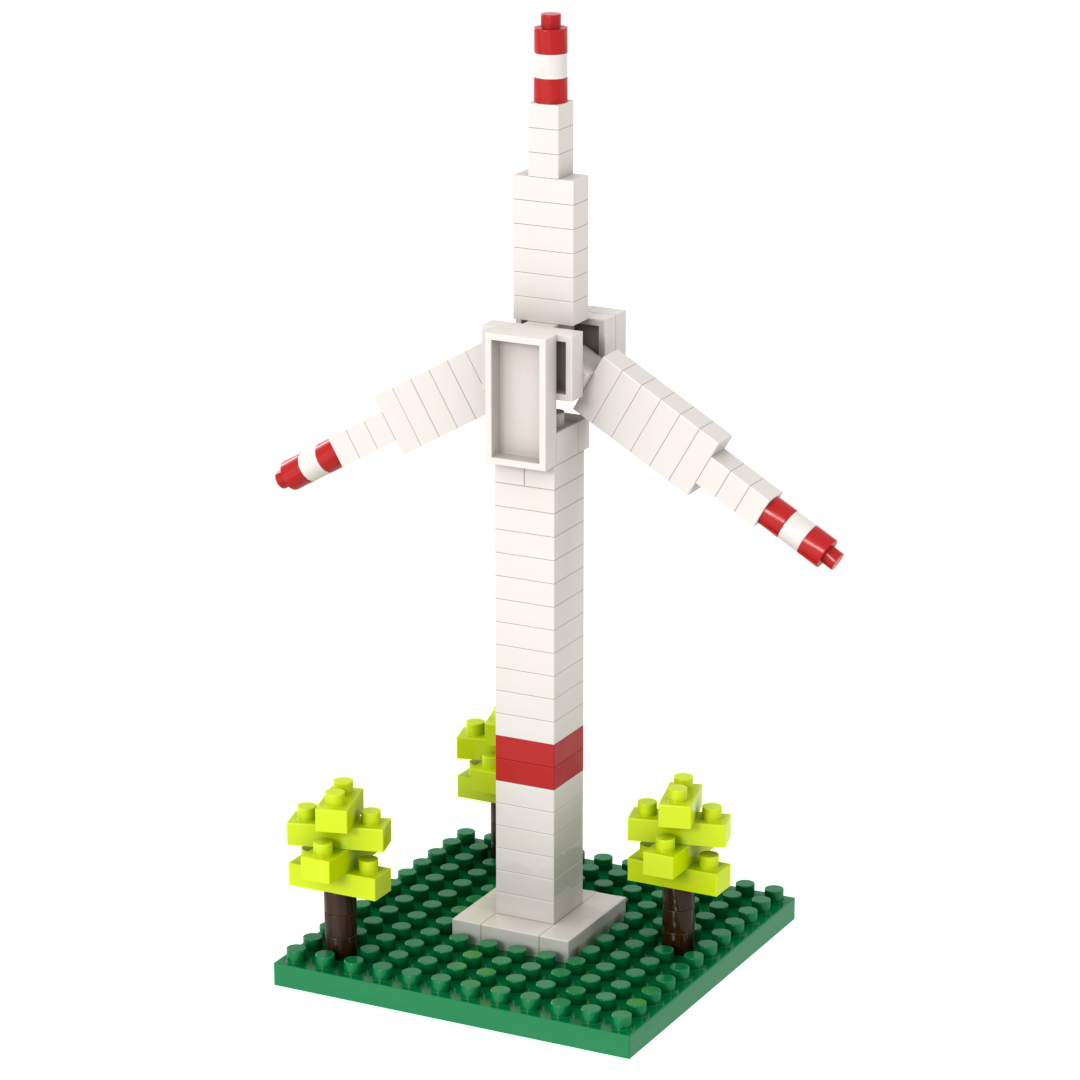BRIXIES Postcard Windmill