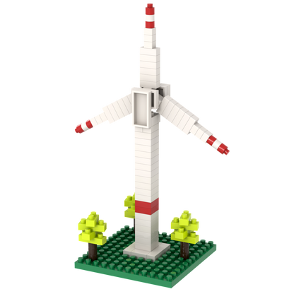 BRIXIES Postcard Windmill