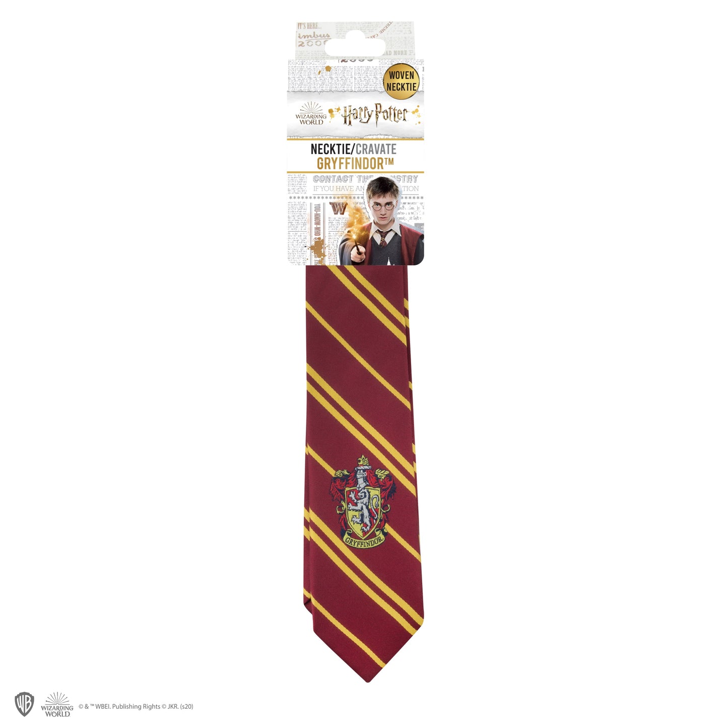 Gryffindor Woven Crest Tie Adults