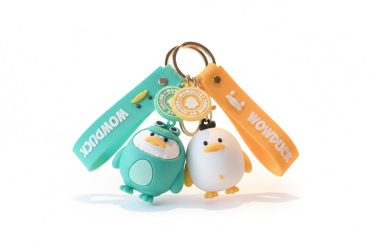 Porte Clés Canard Dinosaure