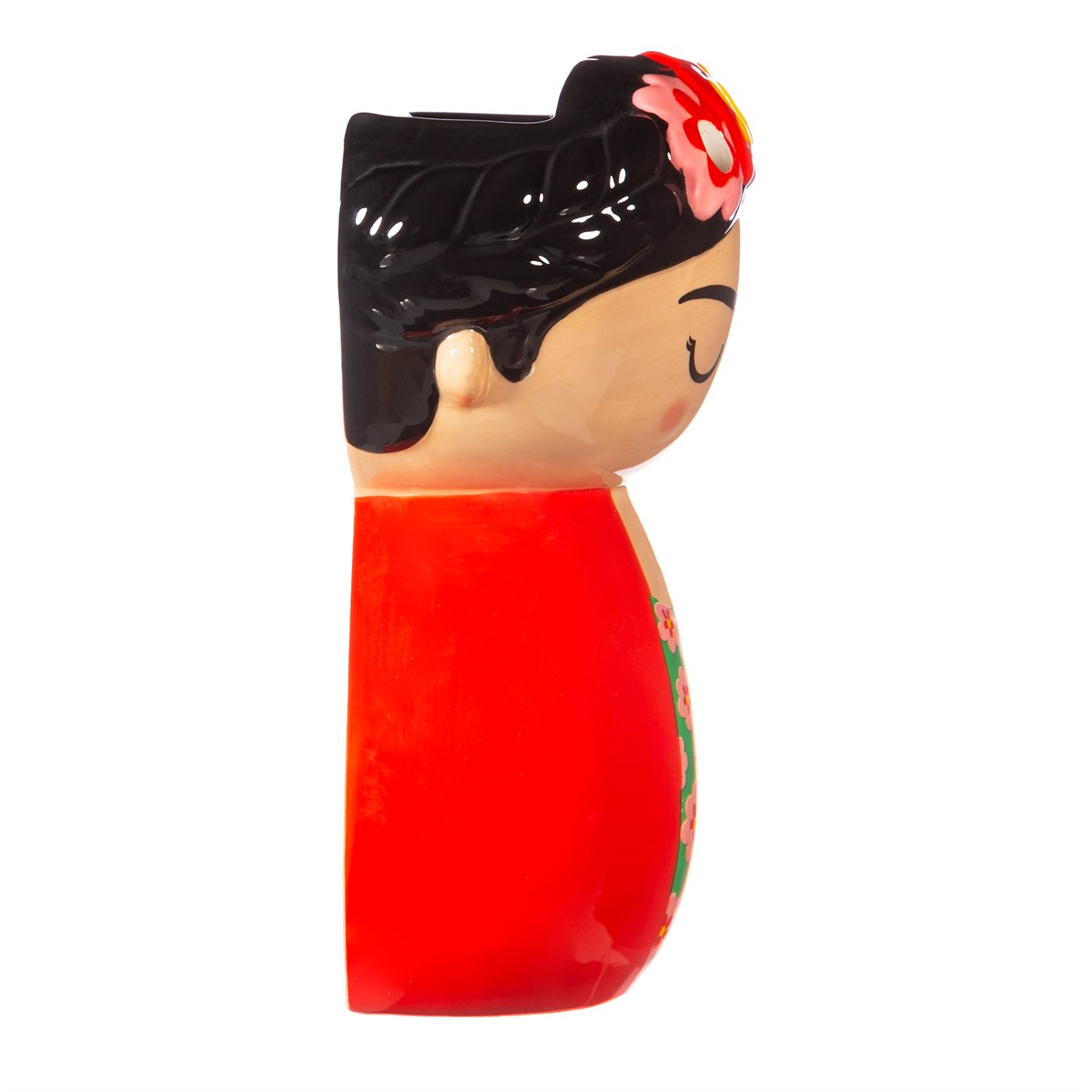 Frida red wall planter