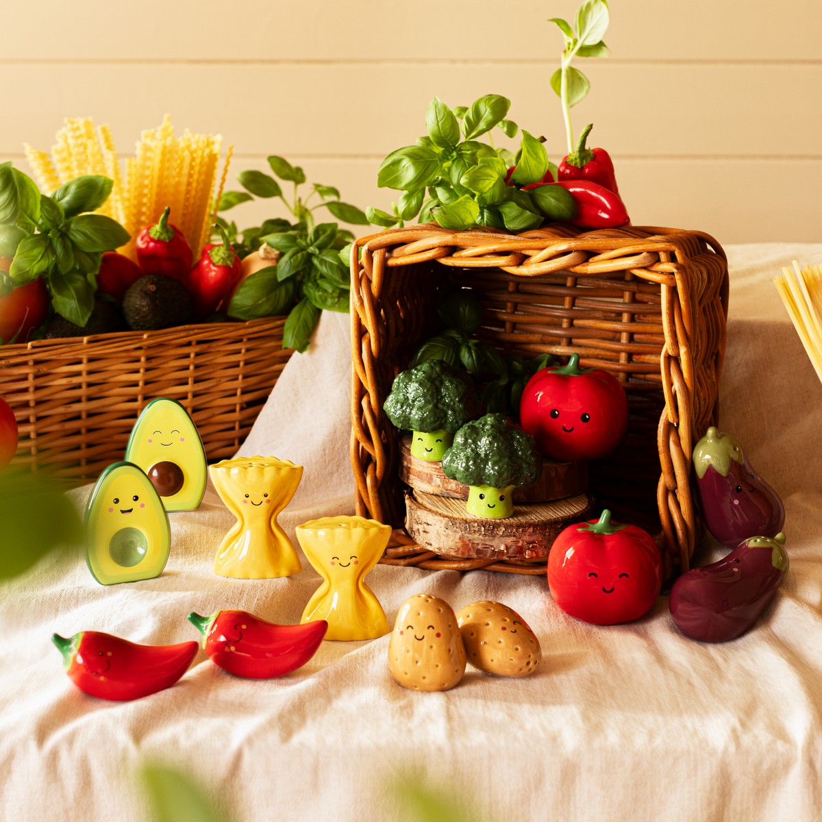 Salt and Pepper Farfalle Pasta