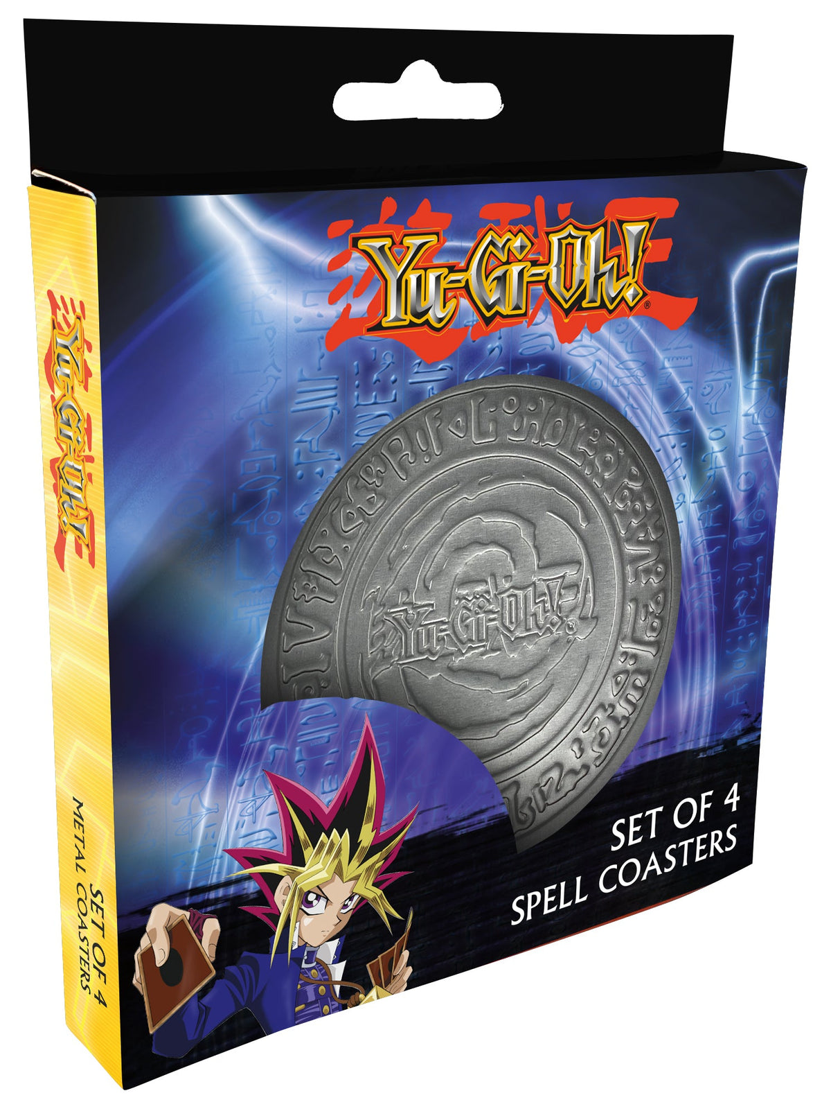 Yu-Gi-Oh! Embossed Metal Coaster Set of 4