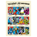 Affiche collector A3 DC 90th Anniversary Villains