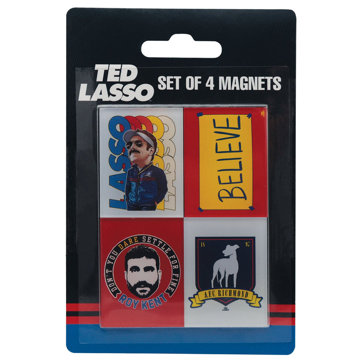 Set of 4 Ted Lasso magnets