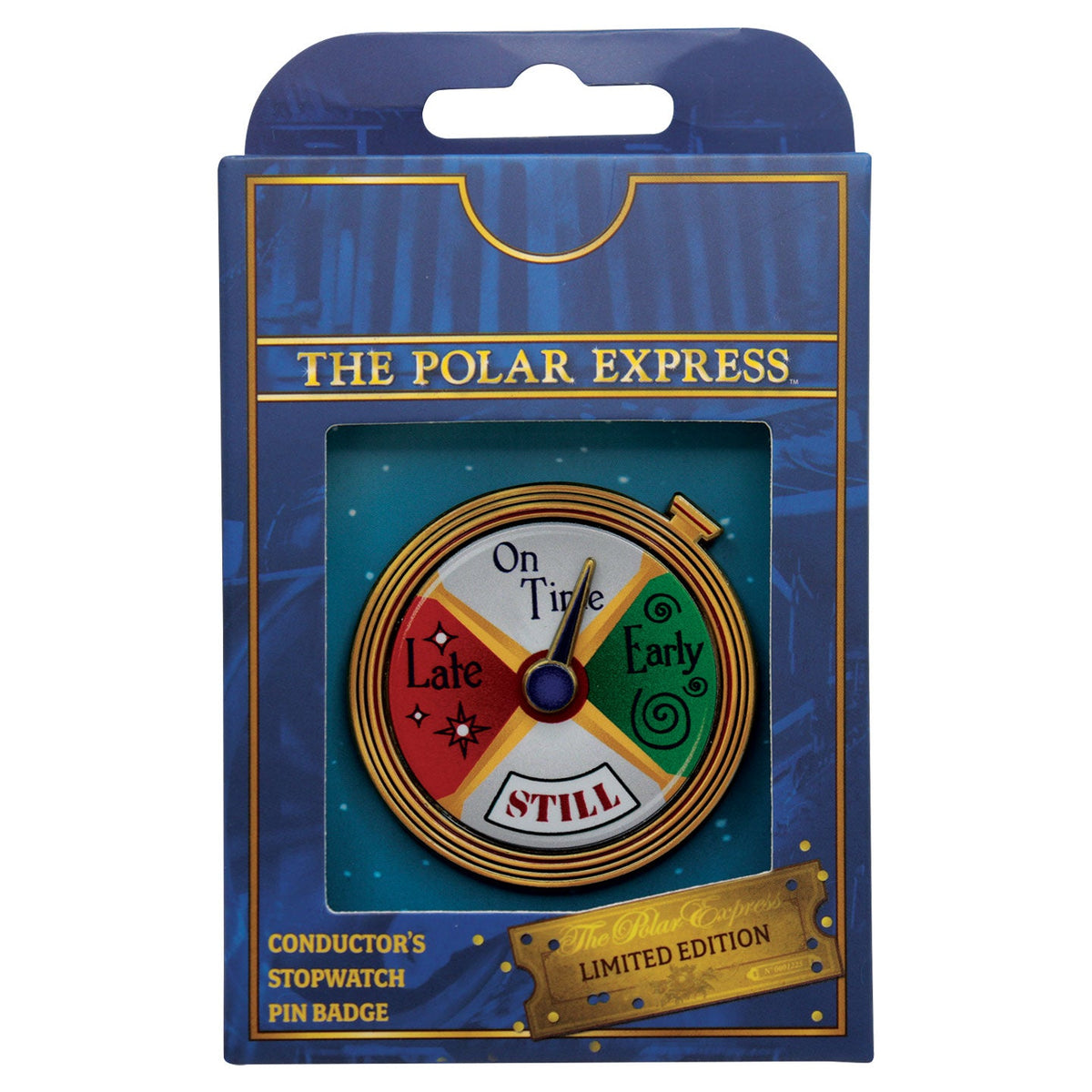 Pin's The - Polar Express Conductor Stopwatch Spinning