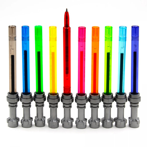 10 Stylos LEGO Star Wars Sabre Laser - produit Joy Toy