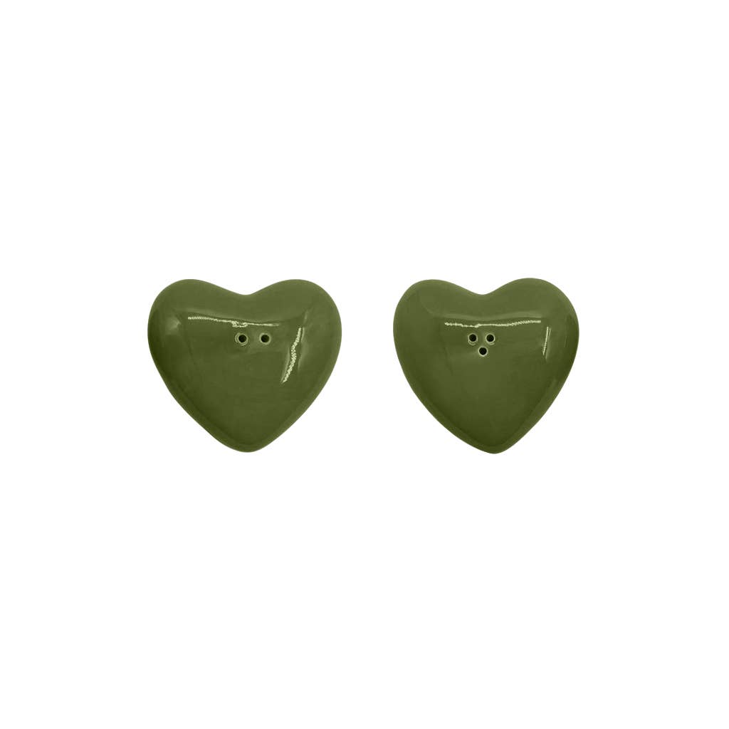 Salt and pepper Kaki heart
