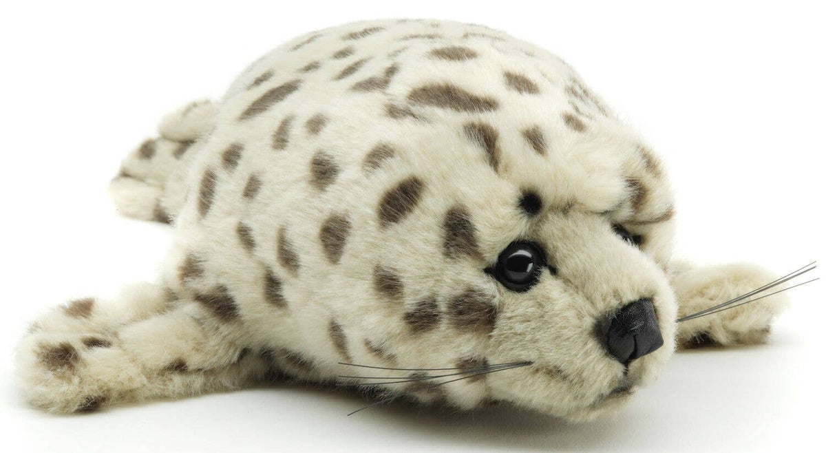 Gray spotted seal plush toy