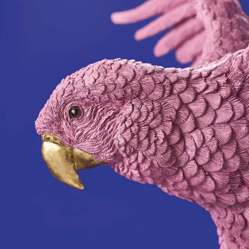 Pink Parrot Ceiling Light