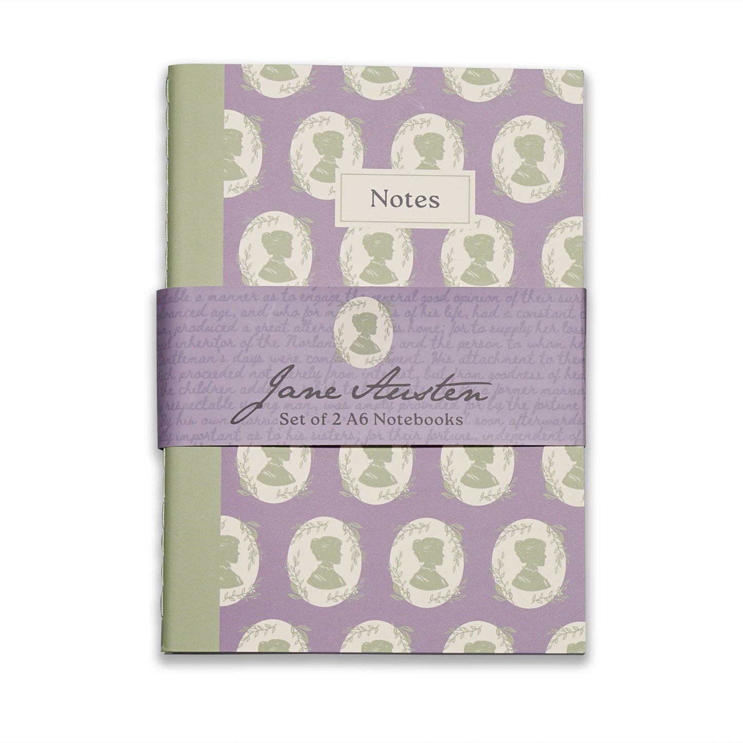 Set of 2 A6 notebooks - Jane Austen