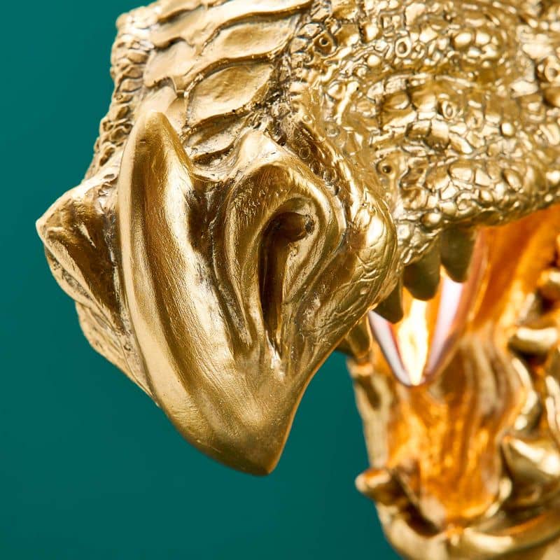 Dragon Drake wall light, gold, 66 x 27 x 41 cm