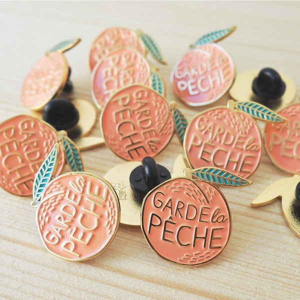 "Keep the Fishing" pin