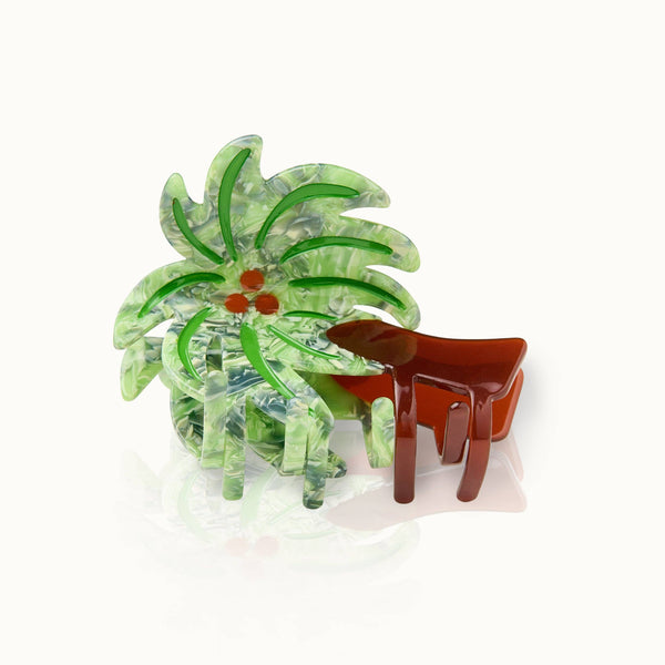Palm Tree Hair Clip