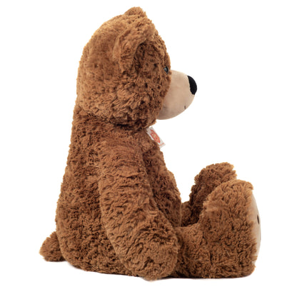 Peluche Ours Brund avec pattes brodées