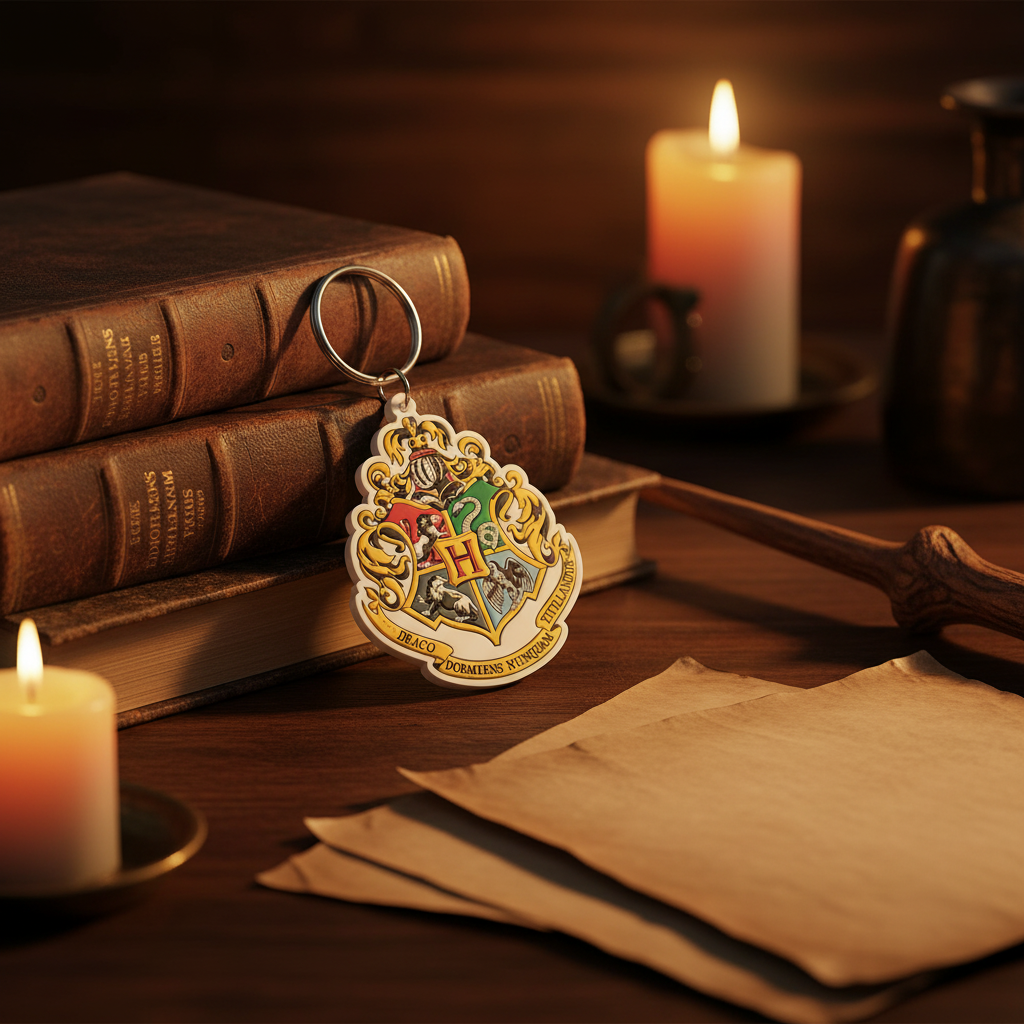 Porte-Clés Harry Potter - Blason de Poudlard