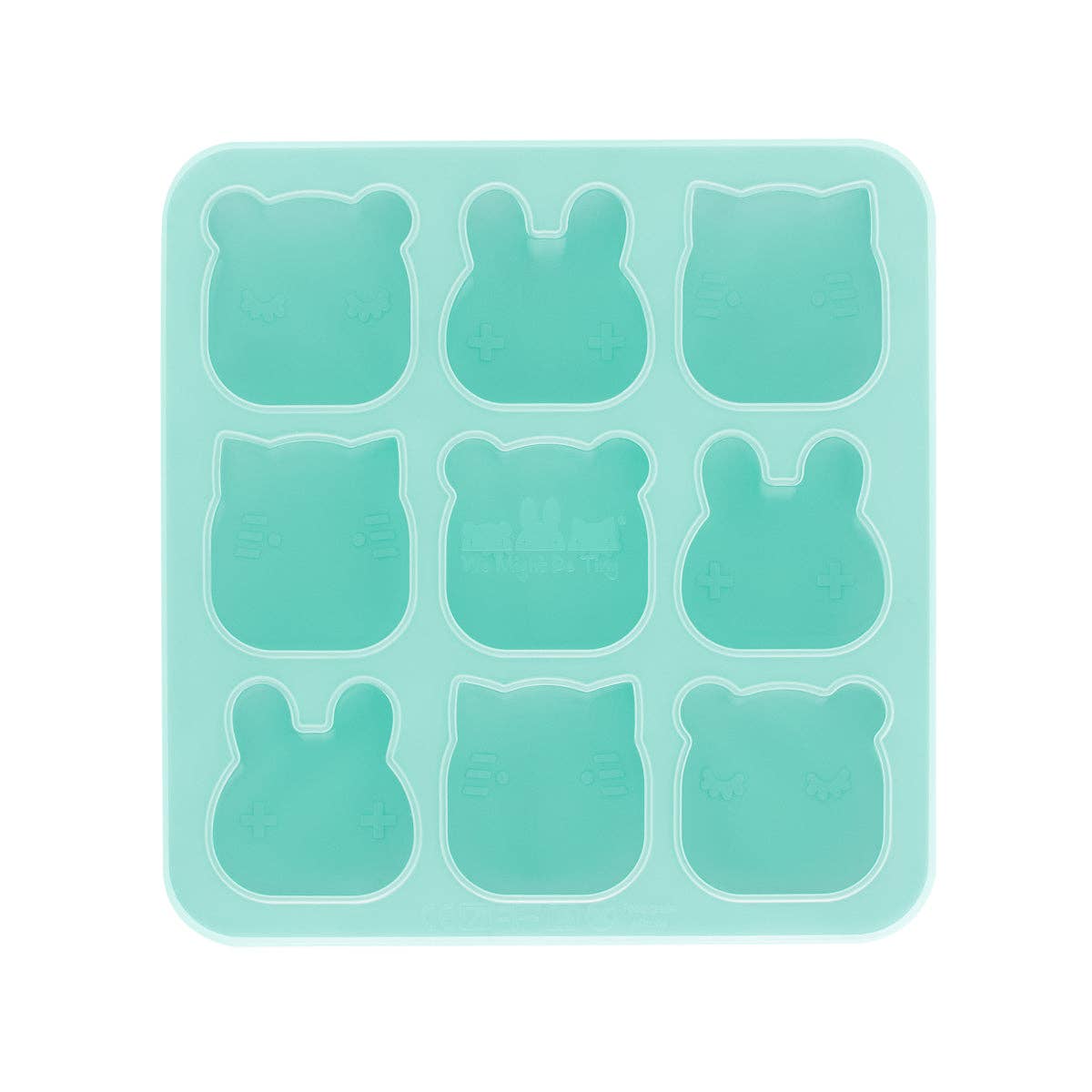 Ice cube tray/Freeze &amp; Bake Poddies mold - Mint