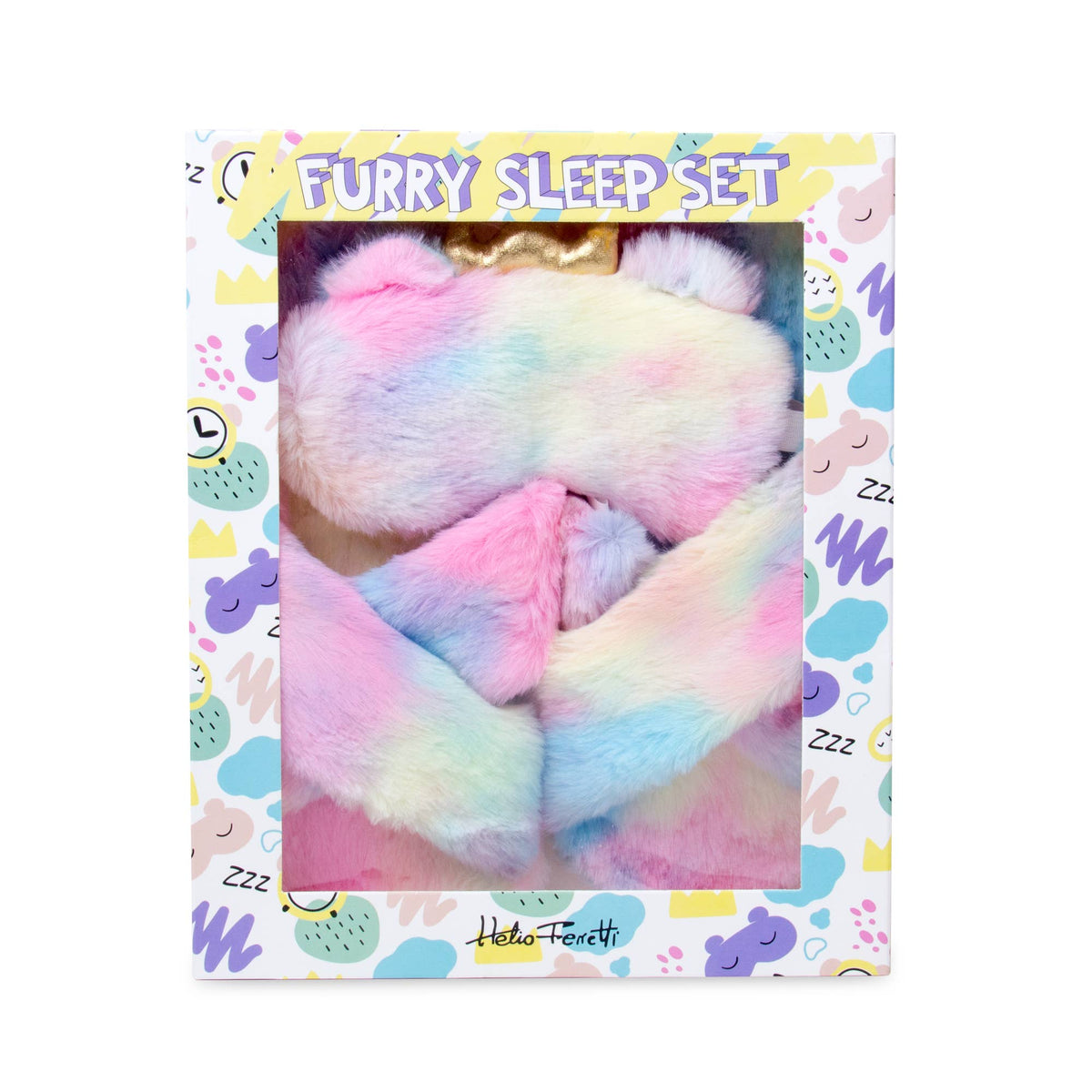 Rainbow Slippers and Night Mask