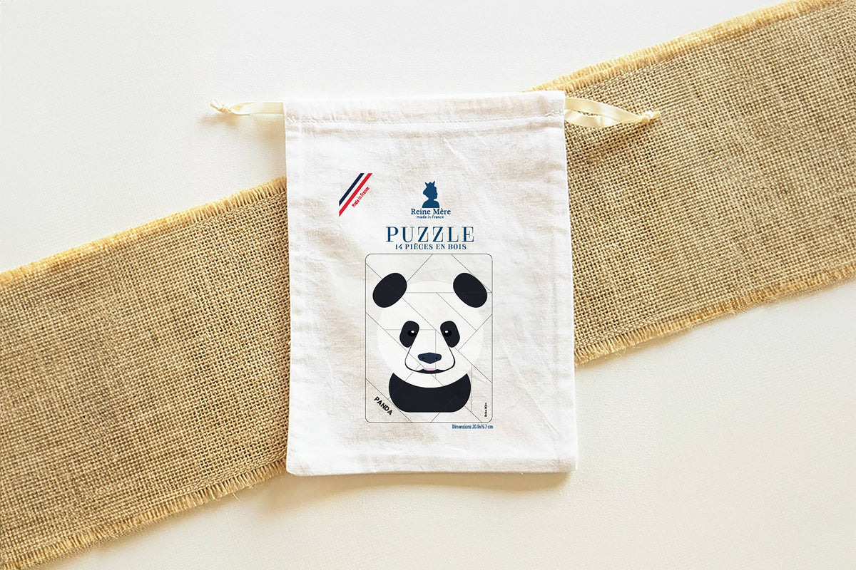 Panda wooden puzzle