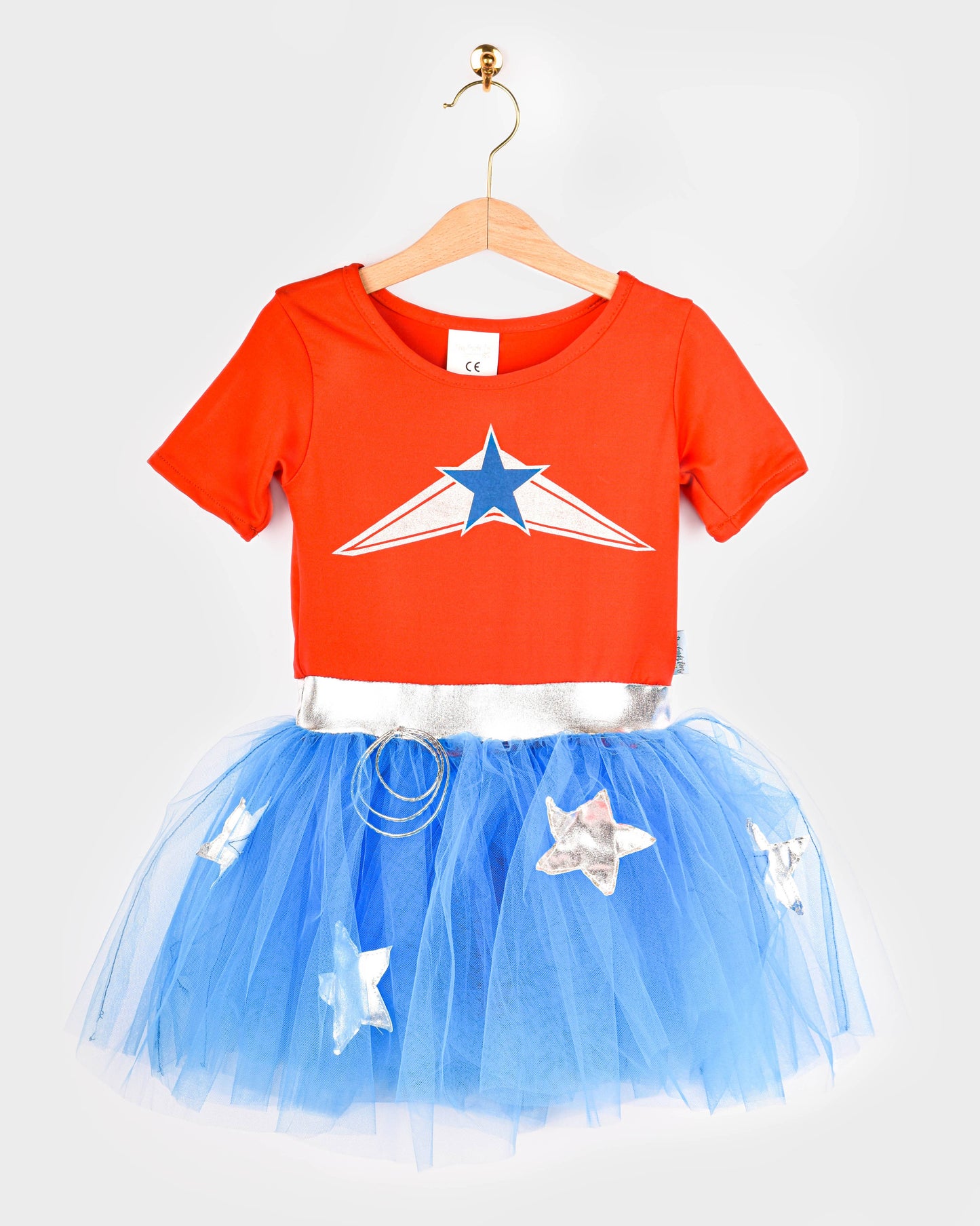 Super Wondergirl with Cape 110-116 cm 4-6 years
