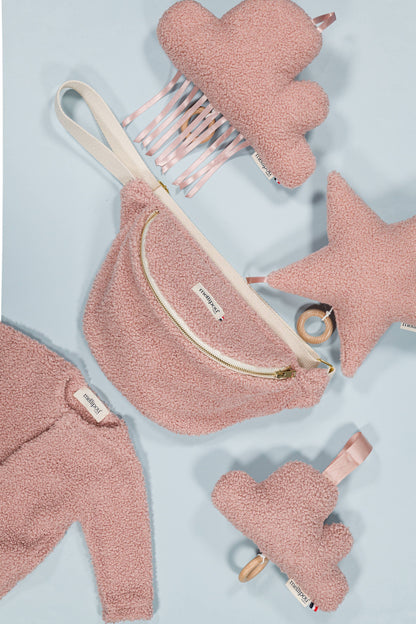 Banane à langer moumoute rose - Pink