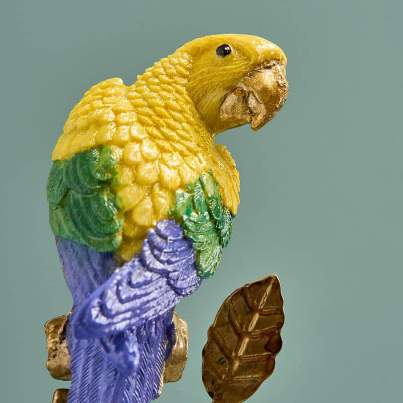 Chandelier zèbre poly/métal, 27 x 9x45 cm