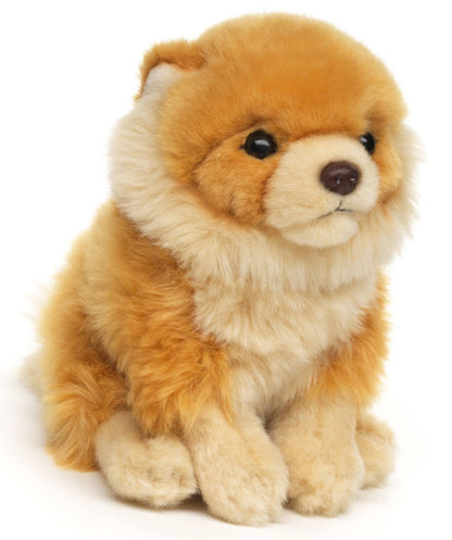 Peluche Spitz nain assis
