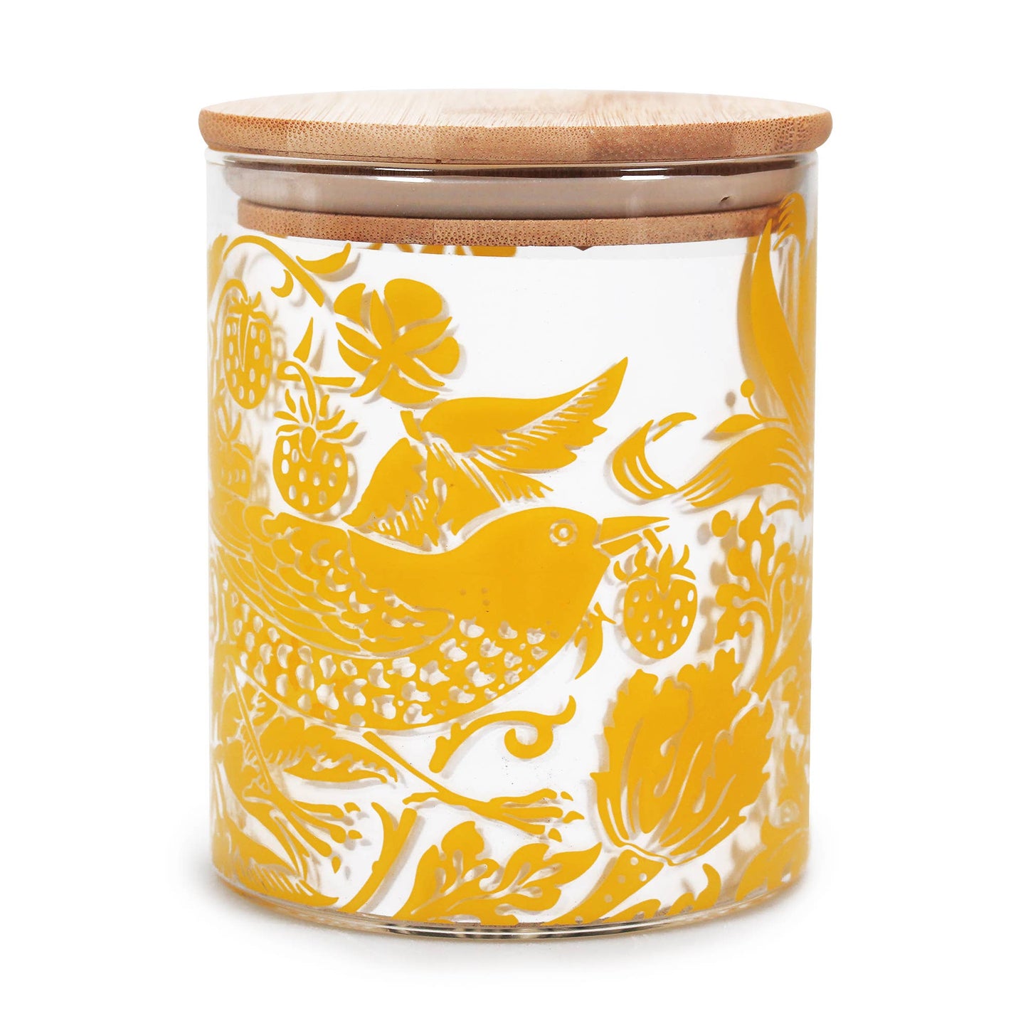 William Morris Quince Yellow Glass Food Storage Container