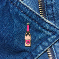 Pin's Bouteille de Champagne Rosé