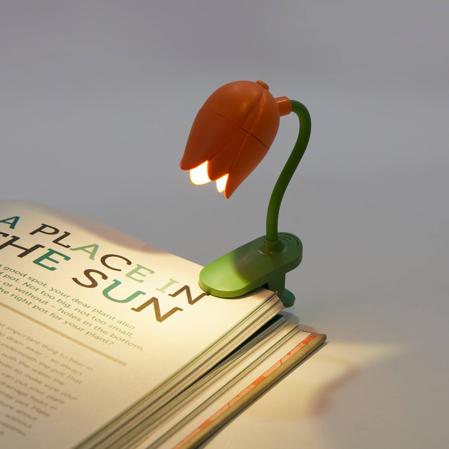 Orange Tulip Reading Light
