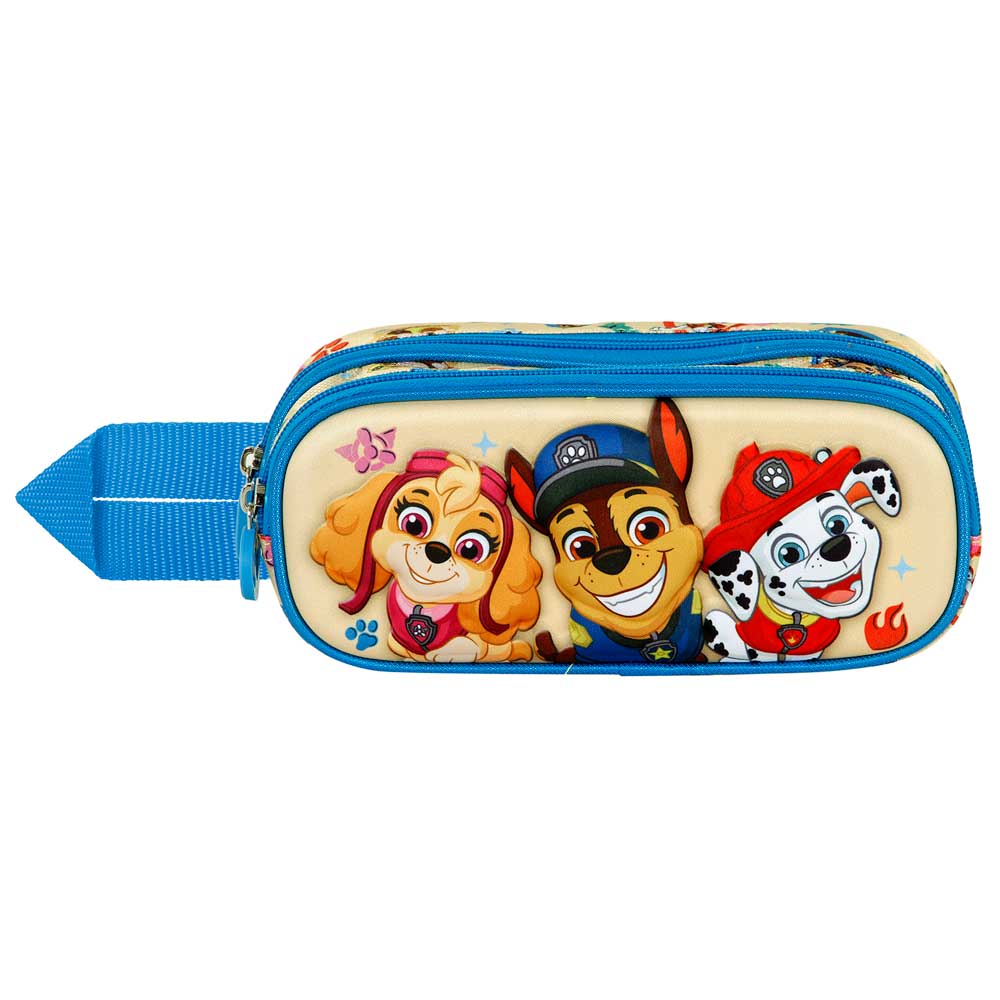 Paw Patrol Friendship 3D Double Pencil Case, Blue