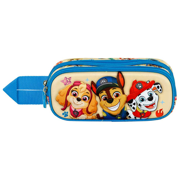 Paw Patrol Friendship 3D Double Pencil Case, Blue