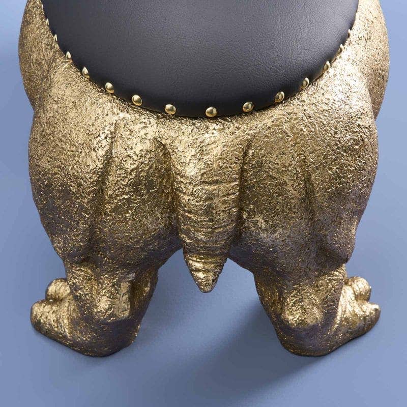 Tabouret HippopotamePatty Potamus Or