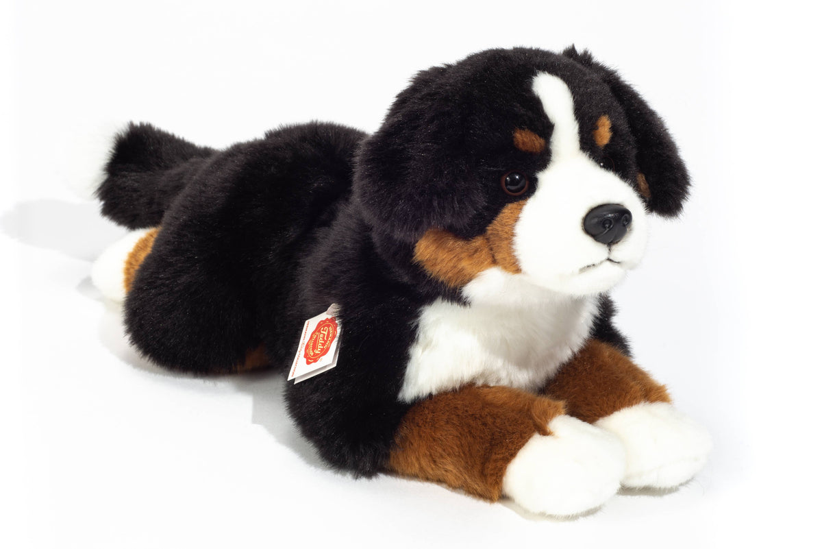 Lying Bernese Mountain Dog Plush