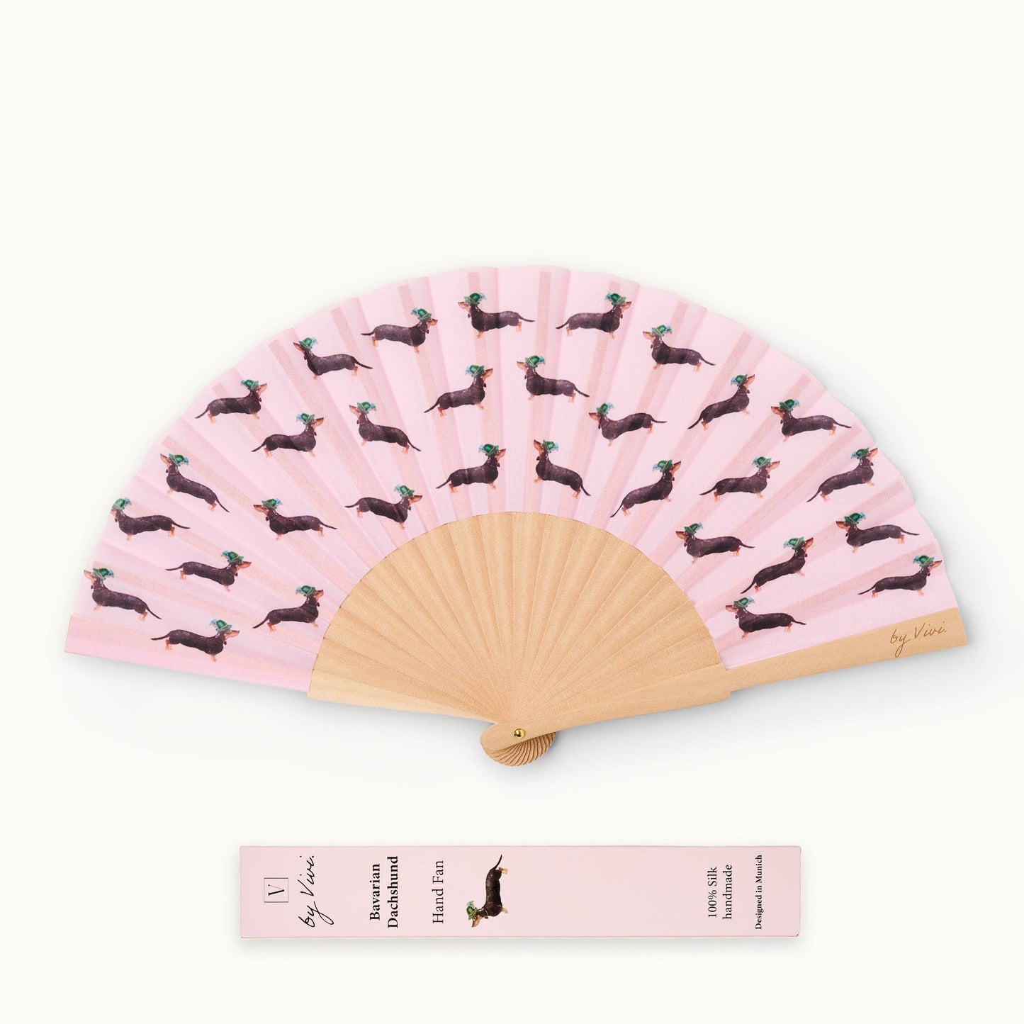 Éventail Teckels Bavarois