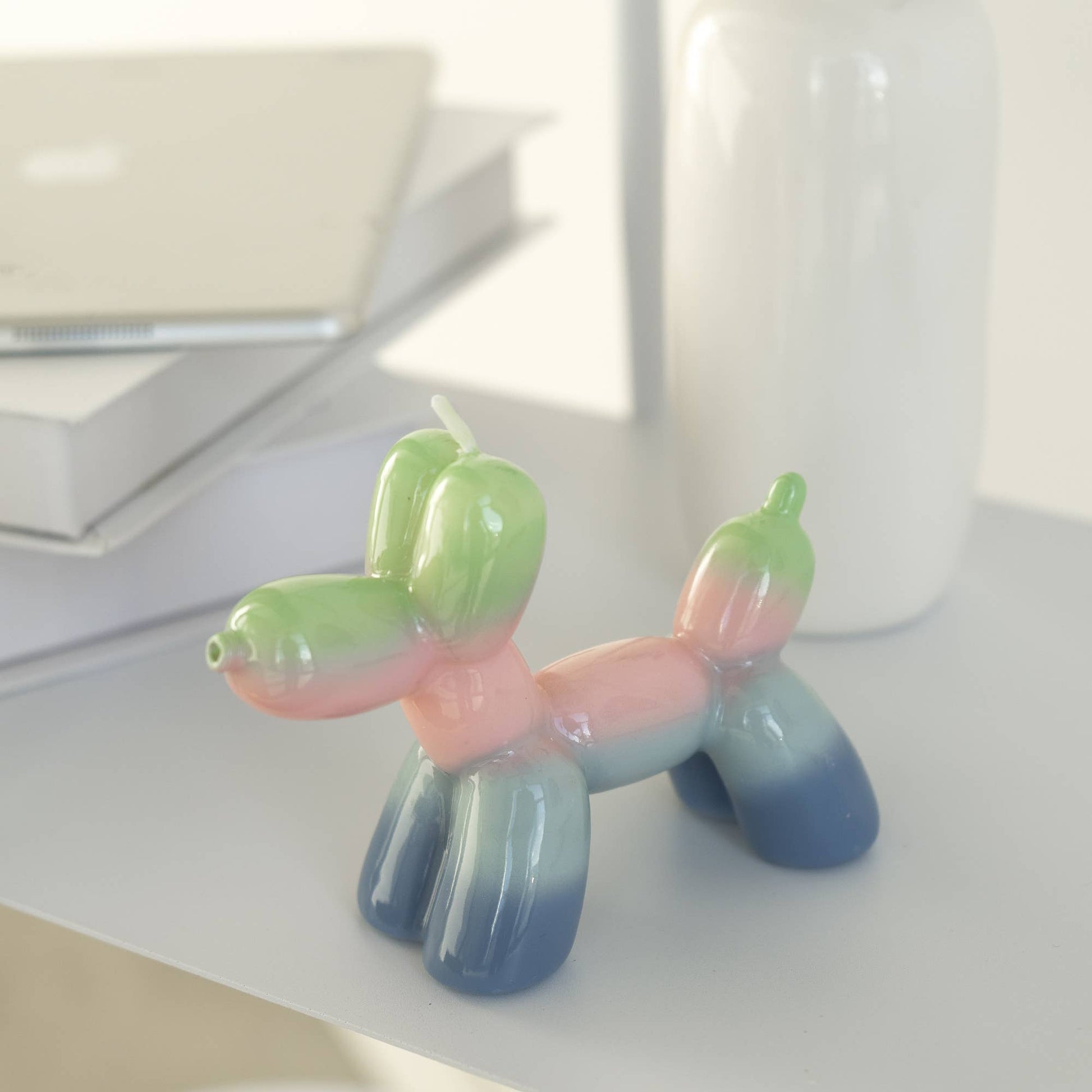 Bougie Chien Ballon Sunrise Helio Ferretti Vue 2