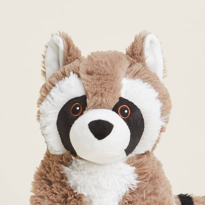 Warmies pluche warmwaterkruik met wasbeerprint