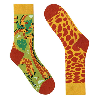 Mismatched Giraffe Socks