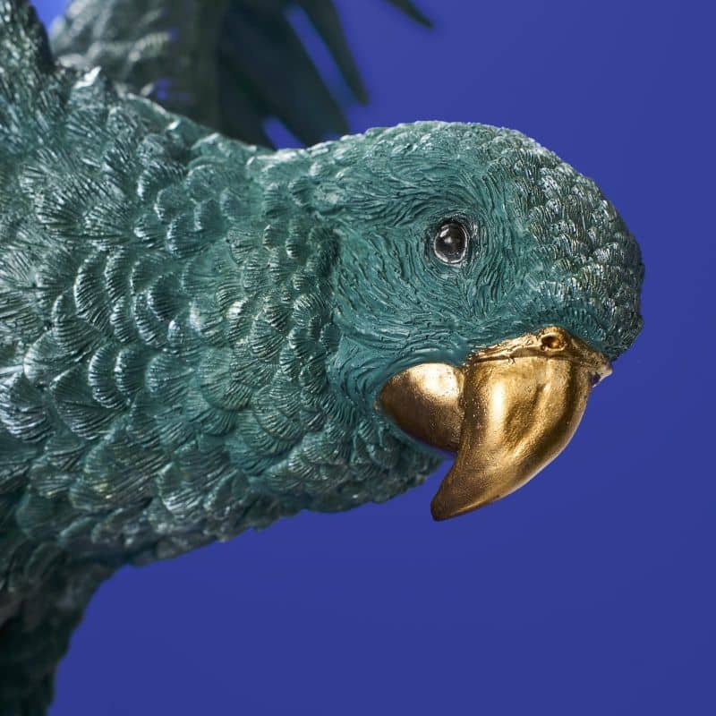 Turquoise Parrot Ceiling Light