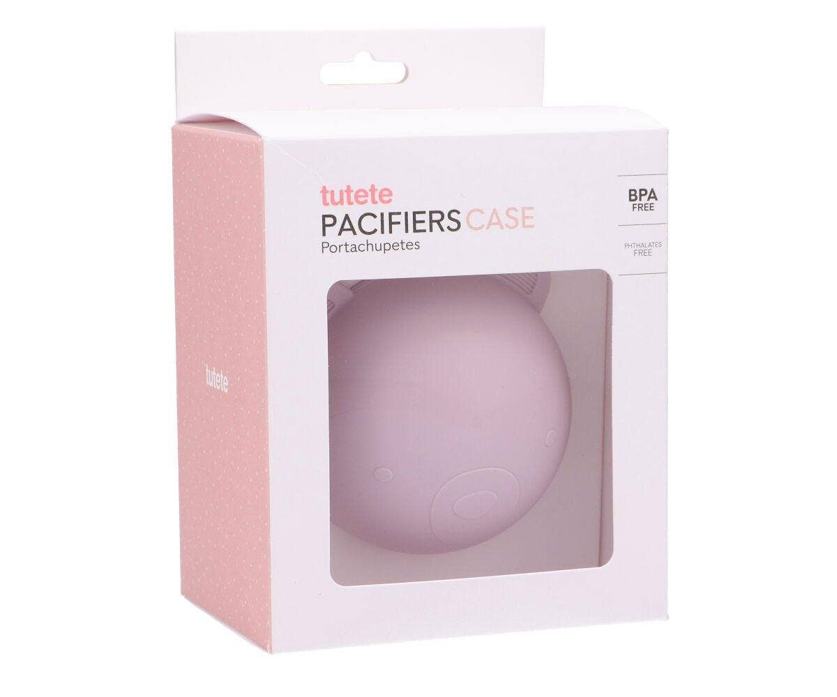 Lilac Bear Silicone Soother Holder