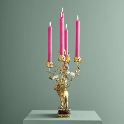 Lion Chandelier, Poly/Metal, 20 x 15 x 37 cm