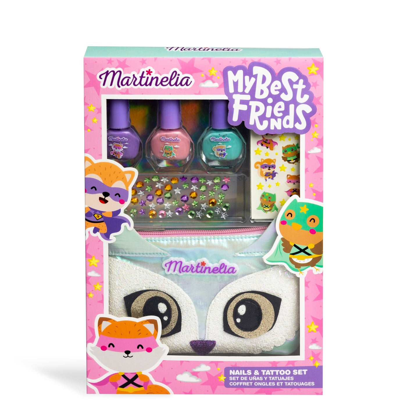 Children's nail polish and tattoo set