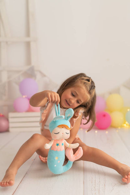 Lili de stoffen zeemeerminpop – blauw