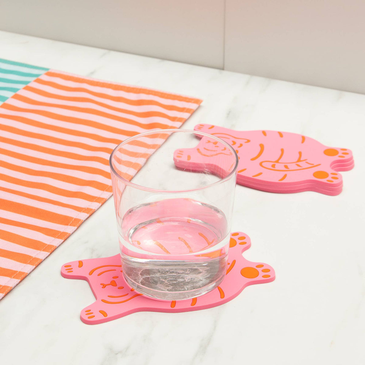 Pink Tiger Coasters