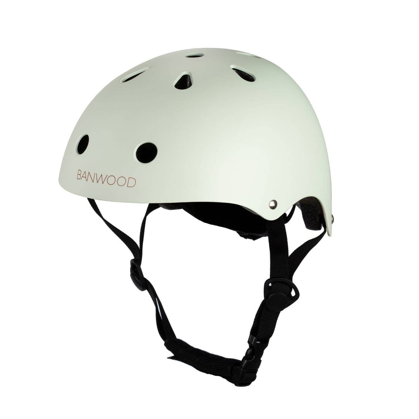 casque enfant vert menthe mat banwood