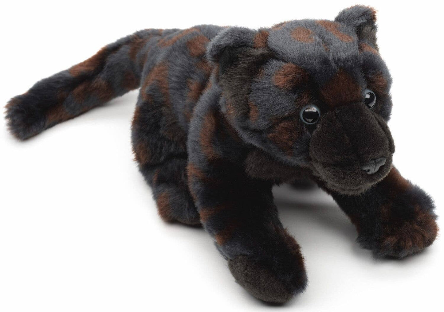 Black panther sitting - cuddly toy/plush
