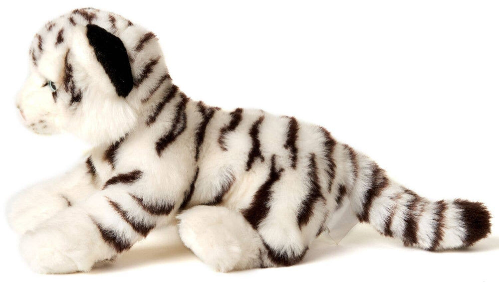 Peluche Bébé Tigre Blanc Assis