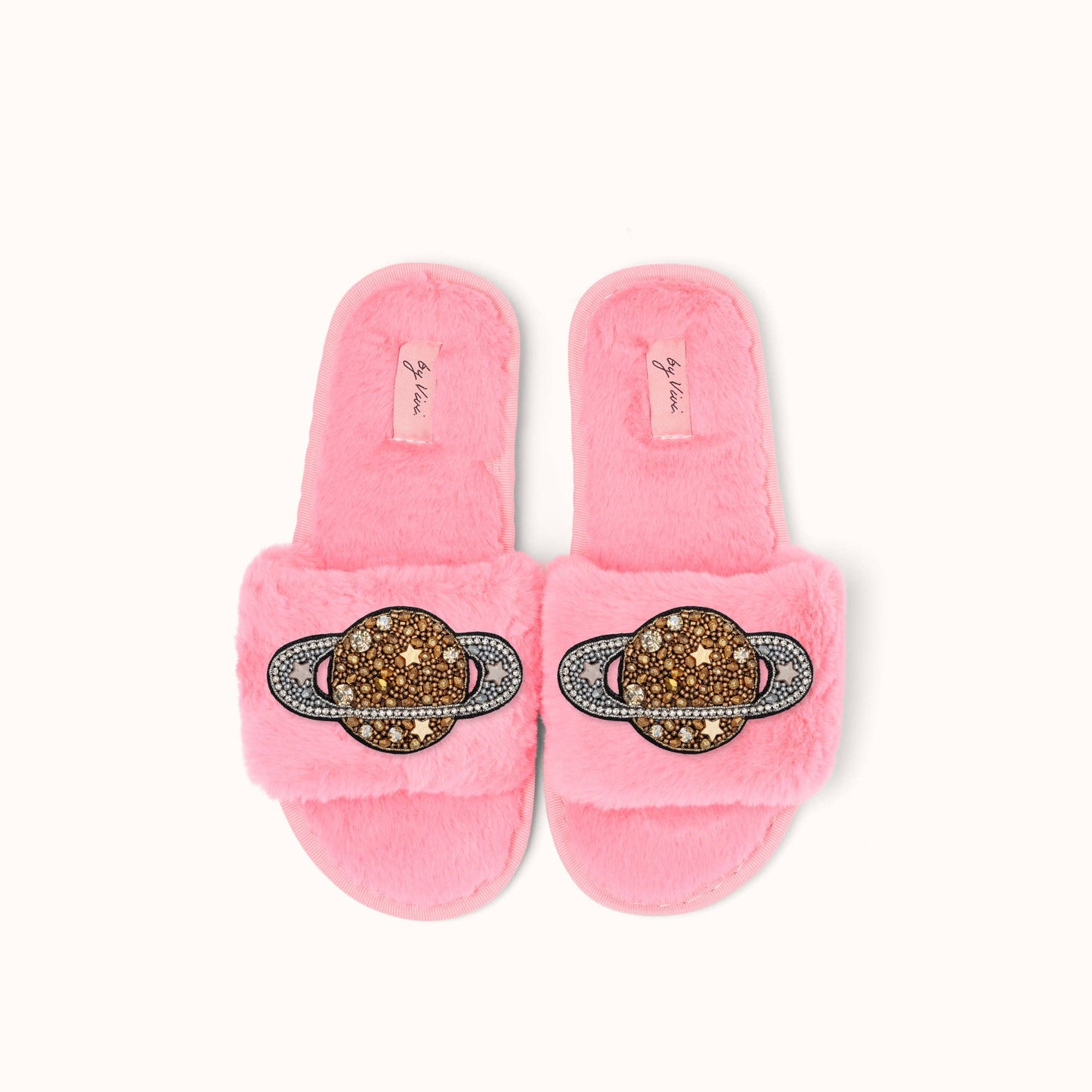 Paire de broches pour Chaussons - Saturne